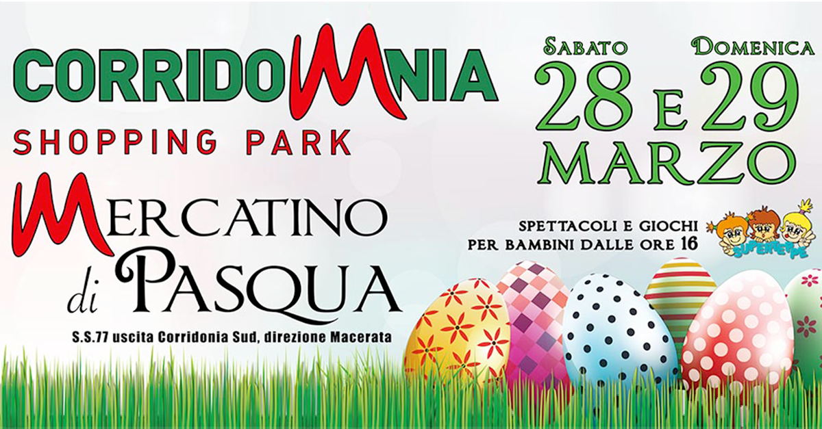 Mercatino di Pasqua a Corridomnia – 28 e 29 Marzo