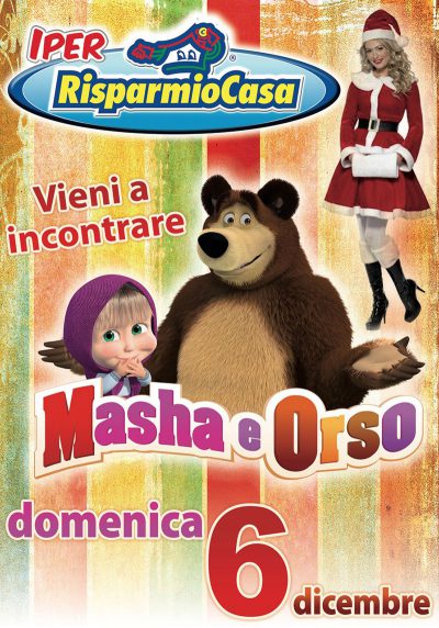 Domenica 6 dicembre è festa con Masha e Orso